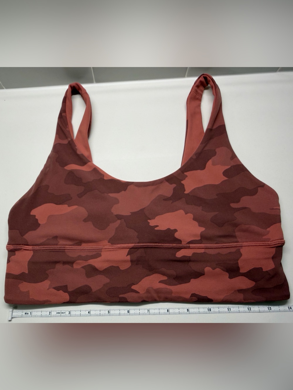 Lululemon Align Reversible Bra Heritage 365 Camo Brier Rose Multi size 10 Nulu